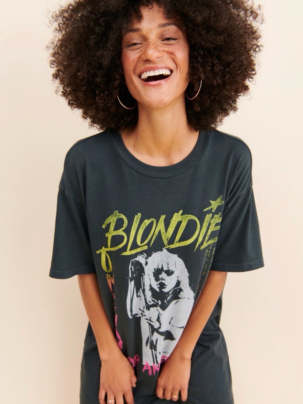 Daydreamer Blondie One Way Or Another T-Shirt Dress size Med